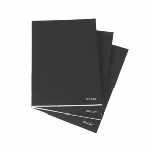 Caderno Capa preta A4  Classic Stripes