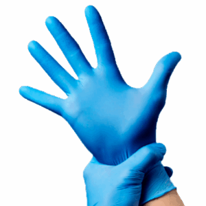 Luva Nitrilo Azul Caixa 100 Und