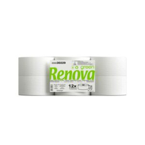 Papel Higiénico Industrial Jumbo 2F Renova 180 Metros