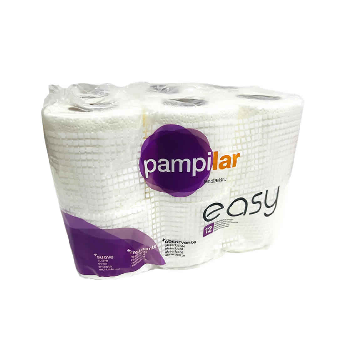 Papel Higiénico Easy Pampilar 12 Rolos